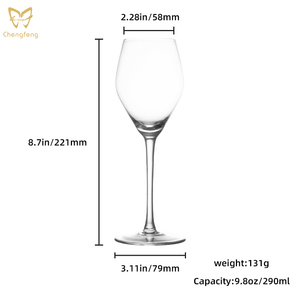 Verre à vin transparent <span class=keywords><strong>de</strong></span> 9,8 oz, verre à vin rouge et <span class=keywords><strong>blanc</strong></span> à long pied, verres <span class=keywords><strong>de</strong></span> dégustation pour Pinot Noir, <span class=keywords><strong>Chardonnay</strong></span>, dégustation <span class=keywords><strong>de</strong></span> vins - Product Image 6