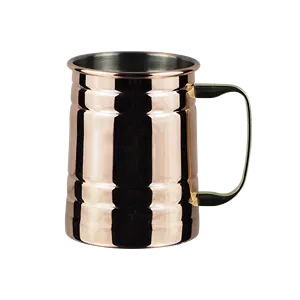Caneca de cobre Alp Ocean 20oz logotipo personalizado de marca cobre preto rosa ouro cerveja vinho leite café Moscou mule caneca de cobre