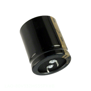 ช่องจำหน่ายของผู้ผลิต LAO-80V332MS55PX # ตัวเก็บประจุแบบ Through Hole CAP ALUM 3300UF 20% 80V SNAP TH รุ่น B 3300 uF - Product Image 1