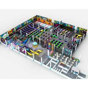 Fabricant de trampolines conçu en Pologne, <span class=keywords><strong>trampoline</strong></span> intérieur de grande taille de 2070 mètres carrés et parc de trampolines commercial en Pologne - Product Image 1