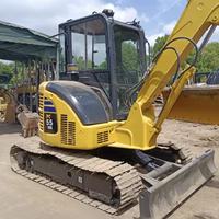 Mini-excavatrice Komatsu PC55MR 5,5 tonnes 2024 avec chenilles en caoutchouc, moteur, pompe, roulement, cabine confortable climatisée pour l'opérateur