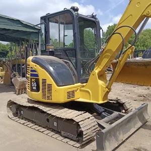 Mini-excavatrice Komatsu PC55MR avec chenilles en caoutchouc, moteur, pompe et roulement, cabine confortable, espace conducteur climatisé - Product Image 5