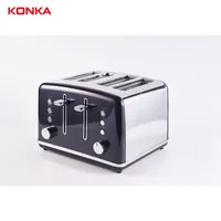 Konka 4-х частей тостеры нержавеющая сталь завтрак тостер Электрический 120*120 мм 1460-1750W KD--BP2014 4 sllice из нержавеющей стали для 2,1 кг