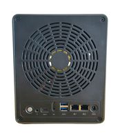 4-дисковый NAS-сервер на базе AMD R5 3550H с двумя портами 2.5G LAN, DDR4 SO-DIMM, M.2 PCIe, SATA, для хранения данных, Windows 10/11, Linux, домашнего медиацентра