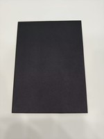Menu lumineux personnalisé en similicuir avec éclairage LED, 1 page, porte-menu éclairé