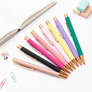 Bolígrafo con Logotipo Personalizado al por Mayor, Bolígrafo Promocional de Oro Rosa con Grabado Láser para Regalos Empresariales - Product Image 6