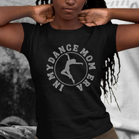 Transfert thermocollant extensible en strass effet brillant, motif 'My Dance Mom Era'