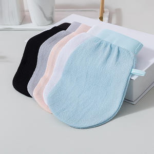 Gants en soie artificielle de sable fin 150D pour le bain, gant de nettoyage, gant de hammam, gant exfoliant pour le corps, gant de lavage pour éliminer le bronzage - Product Image 6