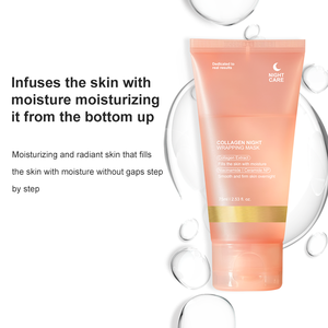 Masque de nuit en collagène profond OEM ODM, masque d'emballage au collagène hydratant et raffermissant anti-âge pour le visage - Product Image 6