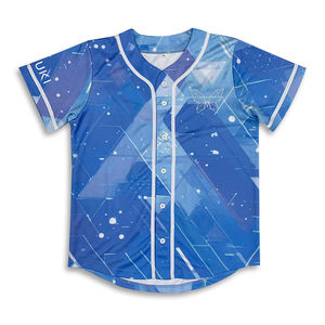 Jersey bisbol modis motif sublimasi seragam bisbol klasik - Product Image 2