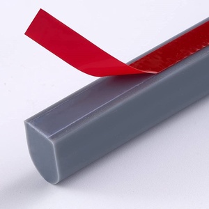 Barreira de Vedação de Borracha de Silicone EPDM para Chuveiro, Faixa Personalizável, Retentor de Água, Cortável para Ambientes Úmidos/Secos - Product Image 1