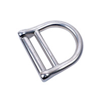 XINXING Marine 316 Anneau en D de largeur intérieure 52.5mm en acier inoxydable personnalisé pour accessoires de ceinture de sécurité