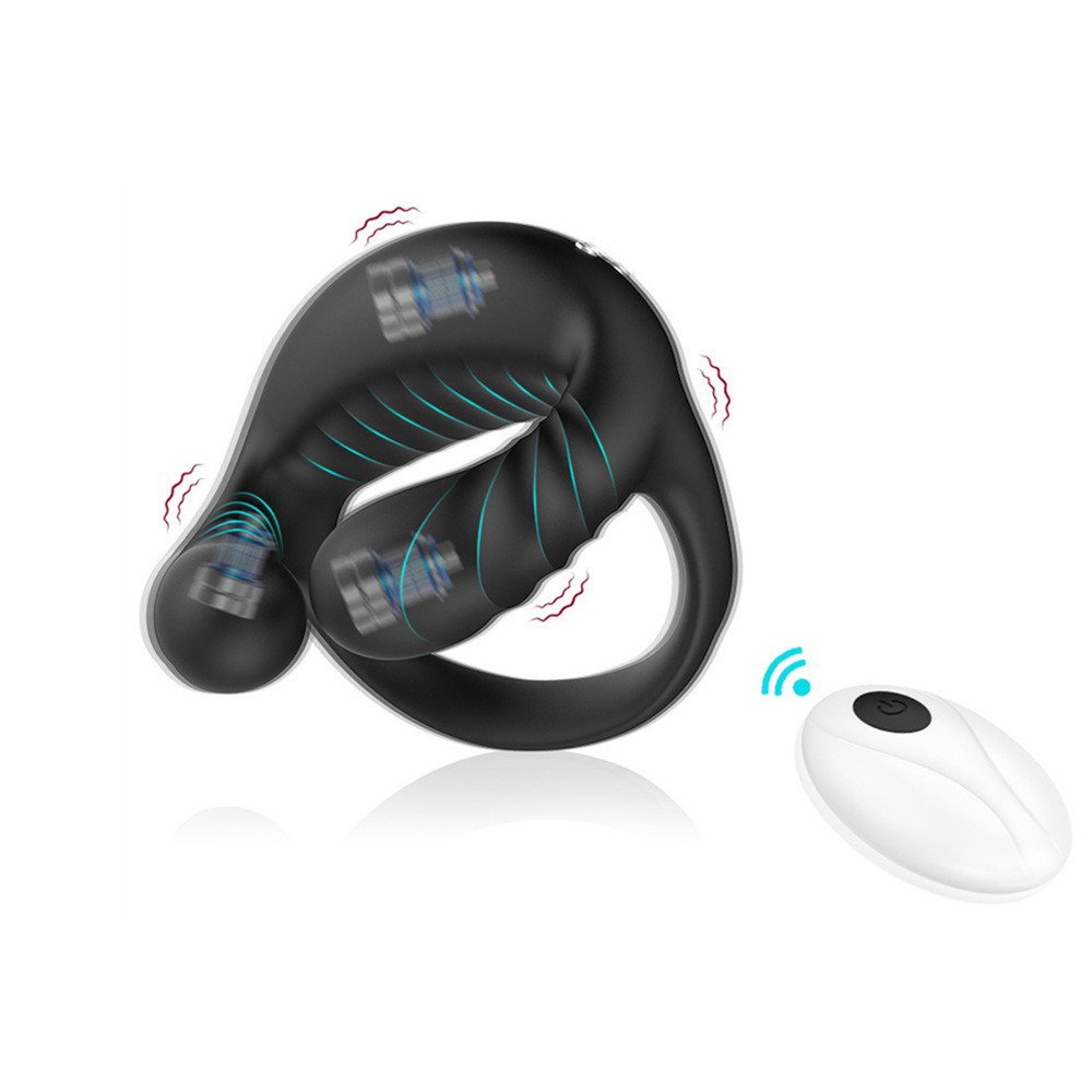 penispumpe preis Samore Sale :: SAMORE Penisring Vibrator 10 Vibrationsmodi Cockring ⌀3cm  Silikon Fernbedienung main image 0