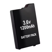 Baterai Isi Ulang 1200mAh Paket Baterai Pengganti untuk Perbaikan Konsol PSP 2000 3000