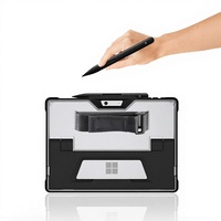 Étui pour Surface Pro9/10/11, tablette et clavier antichoc avec support, housse de protection pouvant être tenue à la main avec emplacement pour stylo