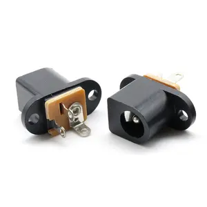 3 pins Socket Dc-017 5.5*2.1 2.5 Dc Power Outlet With Fixed Hole 5521 5525 Dc017 Eco-friendly jack