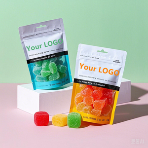 Permen Jeli Protein Serat dalam Kemasan Grosir Label Pribadi, Rendah Gula Rendah Kalori, 60 Permen Jeli - Product Image 3