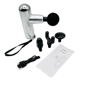 Fascia de mano de bolsillo, músculo deportivo eléctrico con bolsa de transporte, terapia de percusión, tejido profundo, Mini pistola de masaje inalámbrica, masajeador corporal - Product Image 5