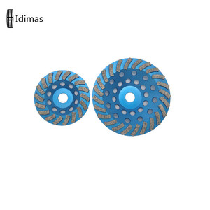 Idimas TurboCW7010 Segmenti Abrasivi Diamantati per Mole a Tazza # 30- # Dischi Abrasivi OEM da 120 mm, Diametro 100-250 mm per Levigatrice per Calcestruzzo - Product Image 3