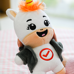 Mascotte Personalizzata <span class=keywords><strong>con</strong></span> Logo Aziendale, Bambola di Peluche da 8 Pollici <span class=keywords><strong>con</strong></span> Cappello e Maglietta, Giocattoli Creativi in Peluche <span class=keywords><strong>con</strong></span> <span class=keywords><strong>Occhi</strong></span> <span class=keywords><strong>Grandi</strong></span> - Product Image 3