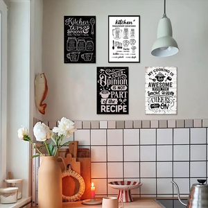 Juego de Letreros Metálicos de Conversión de Medidas de Cocina, Decoración Retro para Pared de Cocina, para Cocinar y Hornear - Product Image 4