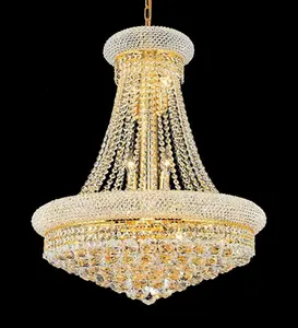 Wholesale American Pendant Chrome Chandelier Light Small Hanging Living Room Lamps Crystal
