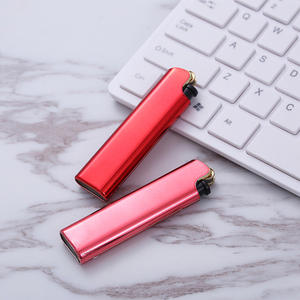 Mini briquets à gaz électroniques jetables avec logo personnalisé gratuit et briquets métalliques en silex bon marché - Product Image 6