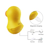 Niedlicher Gelber Entenförmiger Klitoris-Sauger Nippel-Stimulator Klitoraler Saugvibrator Sexspielzeug für Frauen