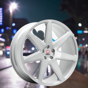 Jantes de voiture en alliage d'aluminium forgé 17-25 pouces 5x120/5x112 PCD ET18-45 Nouveau design concave Finition argentée pour voitures de tourisme - Product Image 3