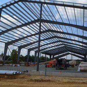 Nave Industrial de Almacenamiento, Estructura Metálica Prefabricada de Acero Galvanizado, Taller, Edificio de Oficinas, Panel Sándwich - Product Image 1