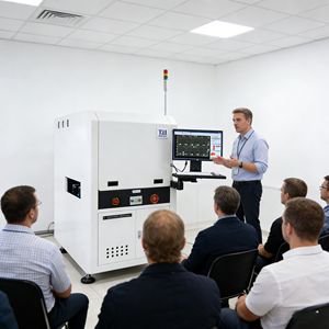 เครื่องตรวจสอบออปติคอลอัตโนมัติ Aoi อุปกรณ์ทดสอบสายการประกอบ <span class=keywords><strong>SMT</strong></span> PCB อุปกรณ์ทดสอบ TR7700DL Tri - Product Image 2