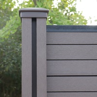 Accessoires de clôture en WPC, poteaux en bois plastique pour usage extérieur
