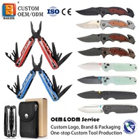 Couteau pliant G10 avec poignée en acier inoxydable D2, pour camping en extérieur, OEM, EDC, chasse en jungle, cadeau, découpe laser DIY