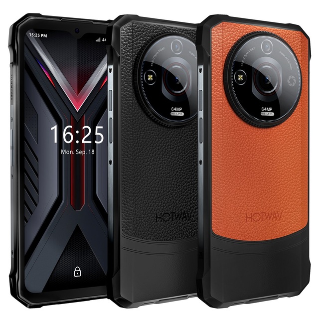 Global Version HOTWAV T7 Pro Rugged Smartphone Android 13 6.6 Inch FHD+ 6GB+256GB Mobile Phone 64MP 6280mAh Cellphone NFC