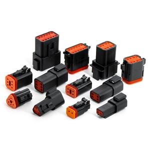 डीटीएम श्रृंखला डीटश पुरुष और महिला ऑटोमोटिव कनेक्टर 2/3/4/6/8पिन वाटरप्रूफ वायरिंग विद्युत टर्मिनलों - Product Image 4