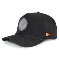 Gorra de Béisbol Deportiva Impermeable de 5 Paneles para Hombre y Mujer, Gorra de Golf Perforada con Cuerda y Marcador de Bola Magnético con Soporte para Tee