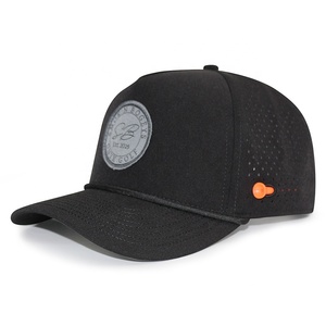 5 Panel Women Men Outdoor Sports <strong>Waterproof</strong> Baseball Cap Perforated Rope Golf <strong>Hat</strong> with Magnet Ball Marker Tee Holder - Product Image 3