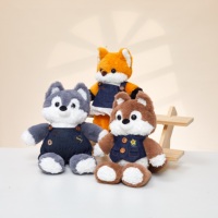Peluches animales adorables avec membres mobiles, à câliner, accessoire photo, compagnon de voyage, cadeau d'anniversaire