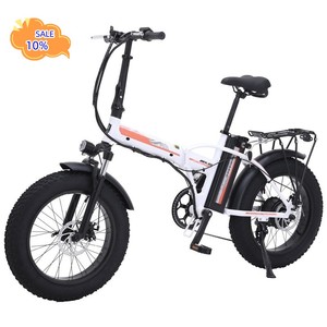 Bicicleta eléctrica plegable de 20 pulgadas, 48V, 500W, neumático grueso, bicicleta de montaña híbrida plegable - Product Image 1