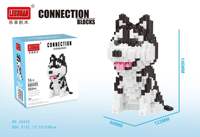 Nouveautés : Blocs de construction magiques en plastique ABS pour mini Husky, Bouledogue et autres animaux, jouets de construction par connexion