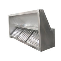 Filtre à huile à graisse commercial en acier inoxydable pour hotte de cuisine