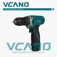 Perceuse sans fil VCANO 12V, moteur sans balais, 30 Nm, vitesse variable, mandrin 10 mm, poignée antidérapante, batterie rechargeable, OEM, usage industriel