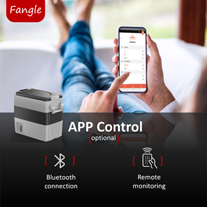 50L LED Light 12V Cooling Function <b>Freezer</b> Car <b>Fridge</b> Compressor <b>Mini</b> Cooler Box for Outdoor Camping - Product Image 4