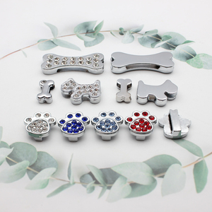 Vòng Tay Quyến Rũ Trượt Hình Chân Xương Thú Cưng Hình Chó Đính Đá 10Mm Vòng Tay Làm Vòng Cổ Thú Cưng Vòng Tay Móc Khóa Quà Tặng Phụ Kiện Tự Làm - Product Image 4
