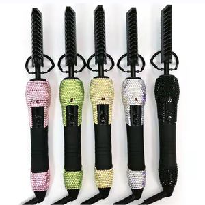 Wholesale private label custom pressing comb electric hot hair comb high heat bling 500 degree hot hair comb