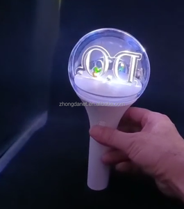 Bâton lumineux personnalisé pour concert et événement Bâton lumineux en acrylique en forme de boule ronde OEM Bâton lumineux en acrylique pour l'encourager - Product Image 5