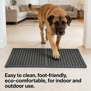 Bandeja Sanitária Moderna de Plástico Reforçado para Cães com Grade Antiderrapante, Fácil de Limpar, Sanitário Interno/Externo para Cães Grandes - Product Image 4