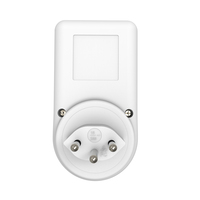 Prise monophasée WATTSAVE avec moniteur d'énergie LCD, indice de protection IP22, 10A 230V, certifiée CE