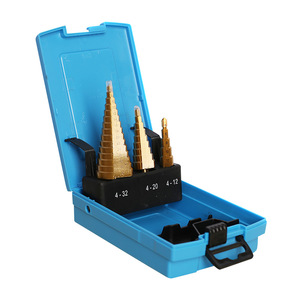 Juego de brocas escalonadas HSS FIXTEC de 3 piezas con vástago hexagonal métrico para metal FSDK-3 - Product Image 5