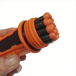 Cerillas de Seguridad de 50 mm de Largo, Resistentes al Agua y al Viento, para Exteriores, Emergencias, Supervivencia, Color Naranja, con Logotipo Personalizado - Product Image 3